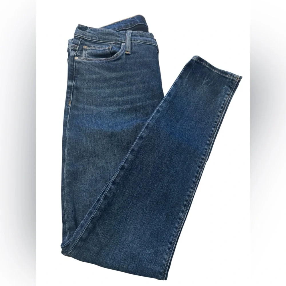 Hudson Jeans Women's Skinny Jeans - Dark Blue - Picture 3 of 6